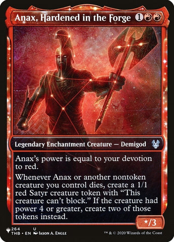 Image for Anax, Hardened in the Forge (Showcase) (264) [The List Reprints]