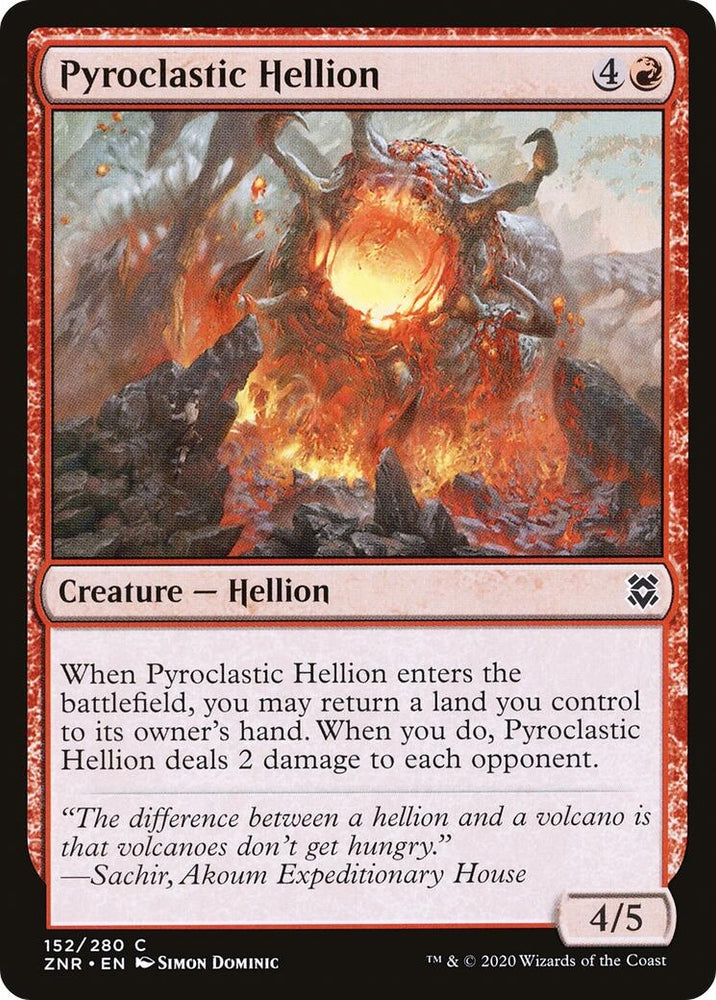 Image for Pyroclastic Hellion (152) [Zendikar Rising]