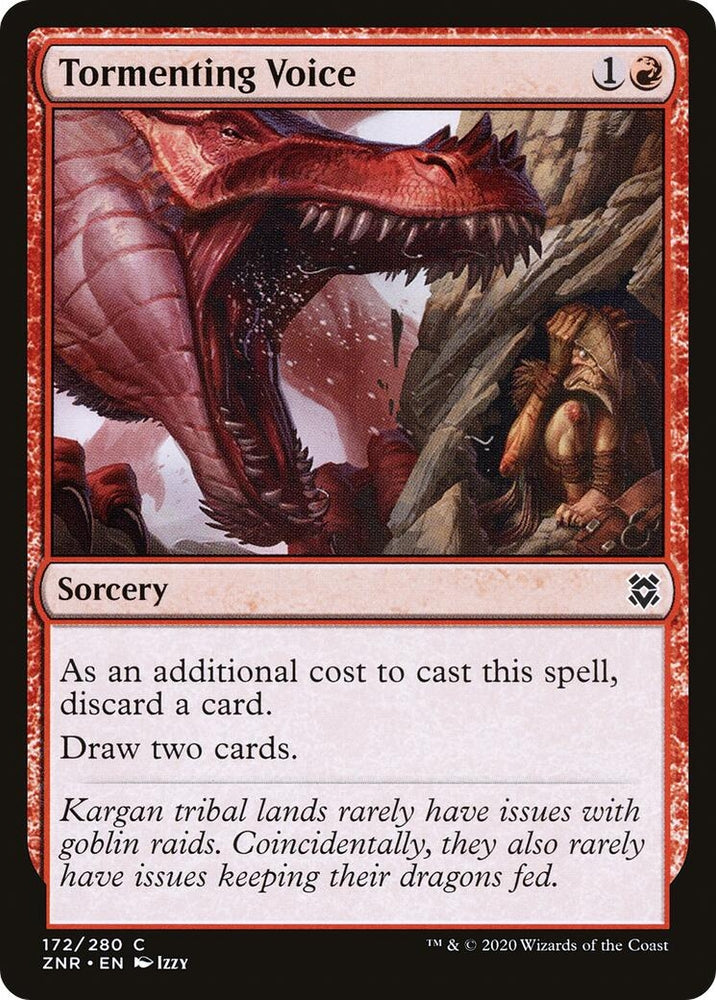 Image for Tormenting Voice (172) [Zendikar Rising]