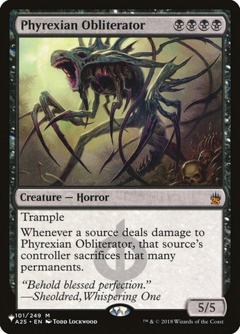 Image for Phyrexian Obliterator (101) [The List Reprints]