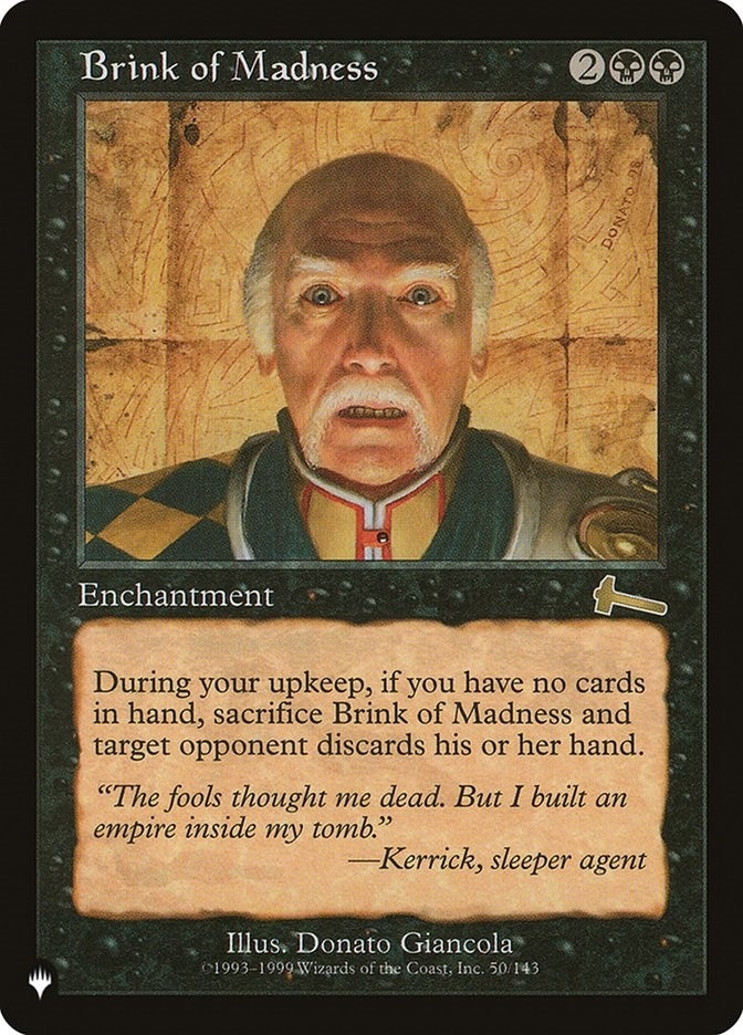 Image for Brink of Madness (50) [The List Reprints]