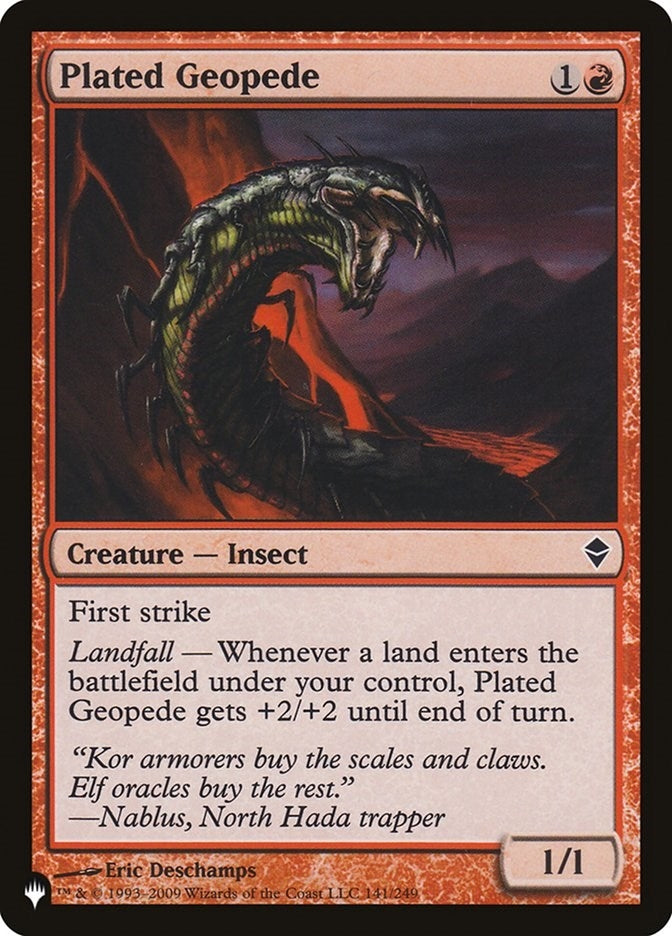 Image for Plated Geopede (141) [The List Reprints]