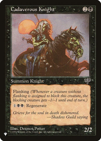 Image for Cadaverous Knight [The List Reprints]