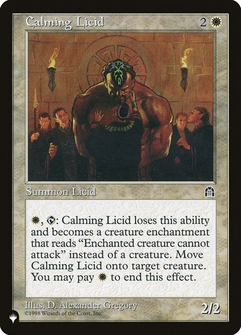 Image for Calming Licid [The List Reprints]