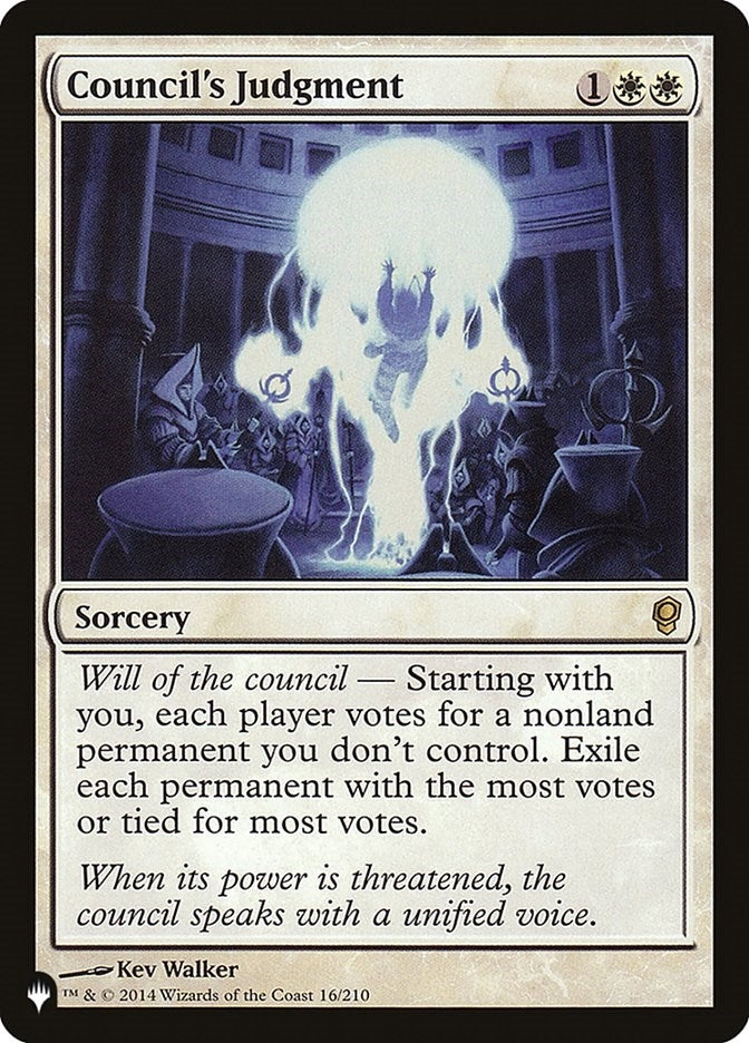Image for Council's Judgment (16) [The List Reprints]