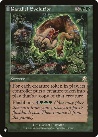 Image for Parallel Evolution (136) [The List Reprints]