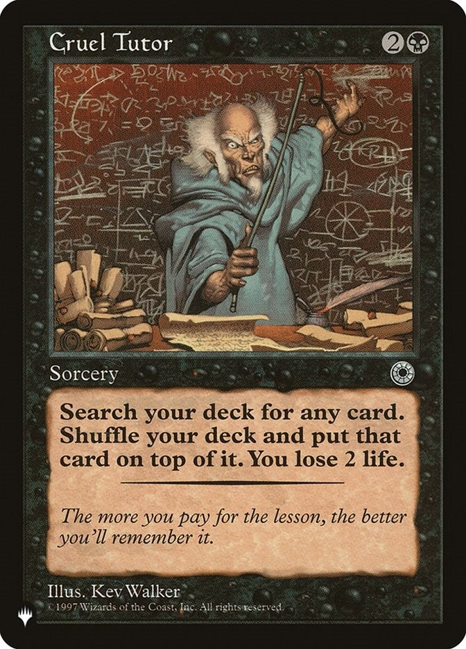 Image for Cruel Tutor [The List Reprints]