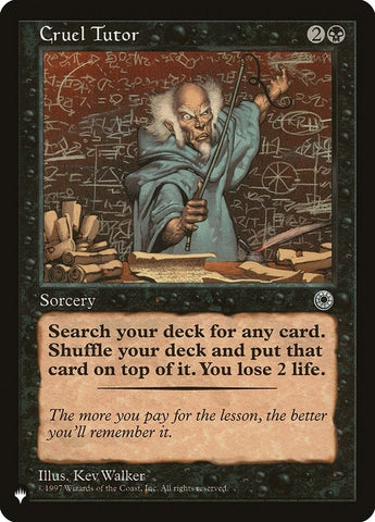 Image for Cruel Tutor [The List Reprints]