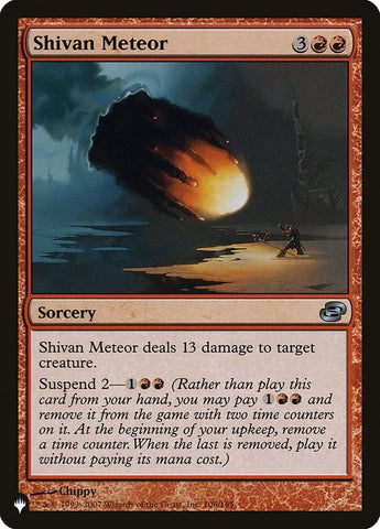 Image for Shivan Meteor (106) [The List Reprints]