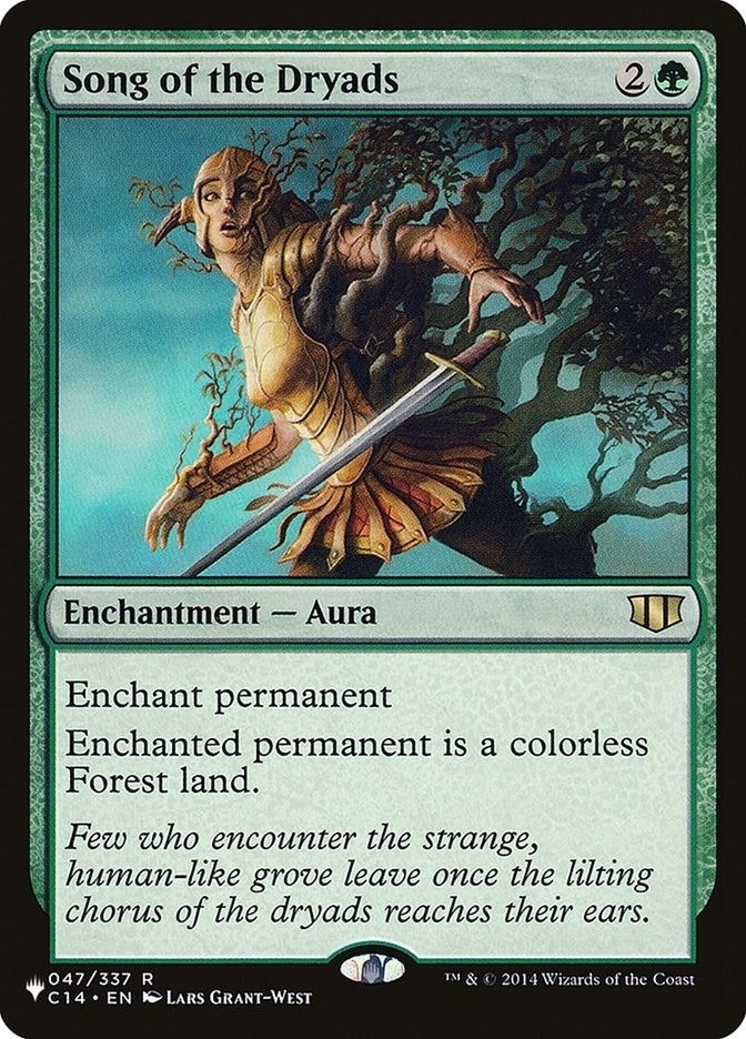 Image for Song of the Dryads (47) [The List Reprints]