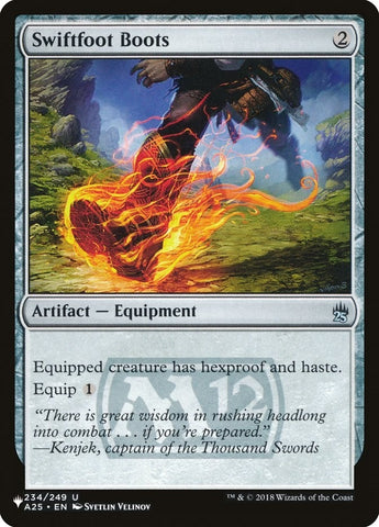 Image for Swiftfoot Boots (A25) (234/249) - Magic: The Gathering