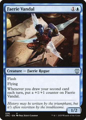 Image for Faerie Vandal (26) [Commander: Zendikar Rising]