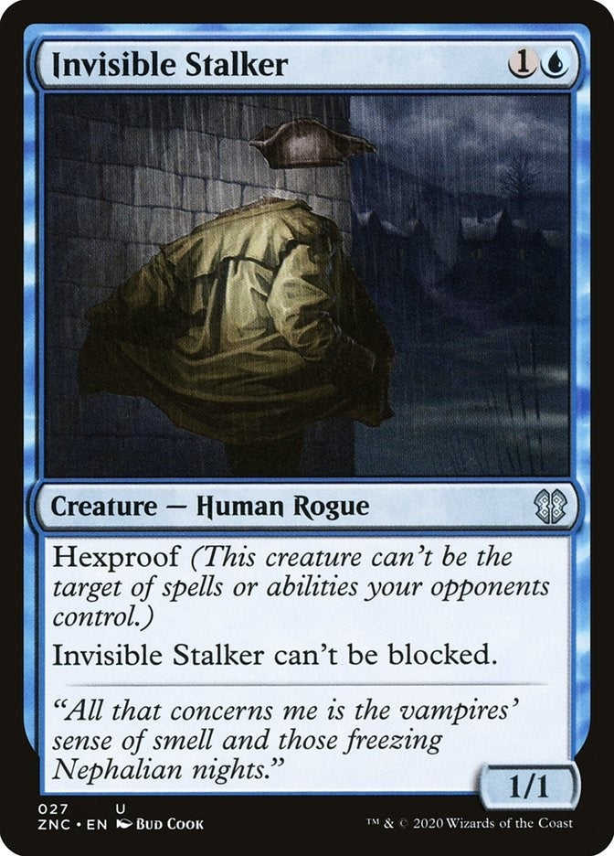 Image for Invisible Stalker (27) [Commander: Zendikar Rising]