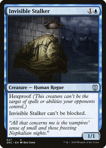 Image for Invisible Stalker (27) [Commander: Zendikar Rising]