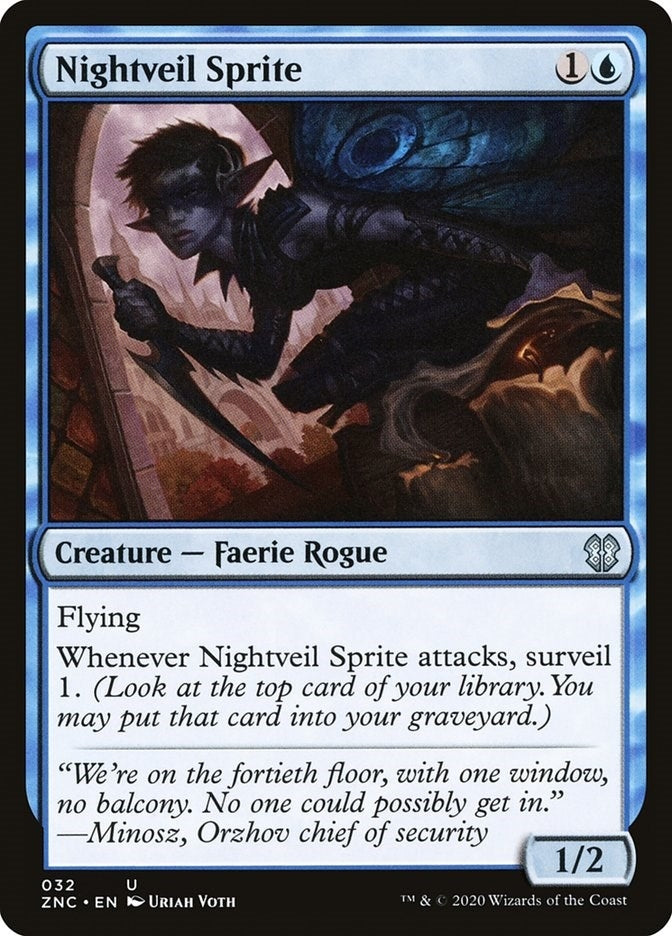 Image for Nightveil Sprite (32) [Commander: Zendikar Rising]