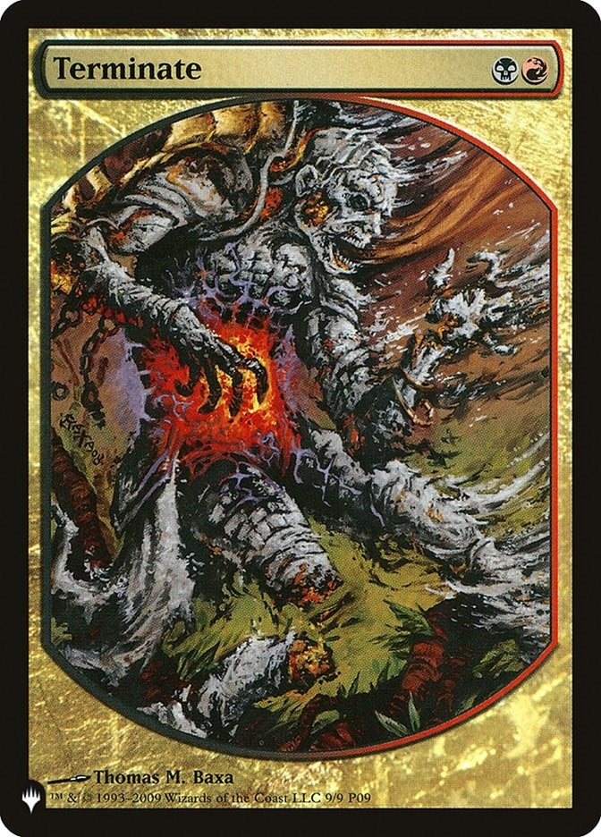 Image for Terminate (P09) (9) [The List Reprints]