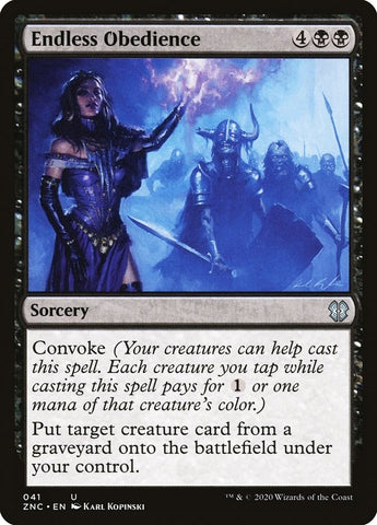 Image for Endless Obedience (41) [Commander: Zendikar Rising]