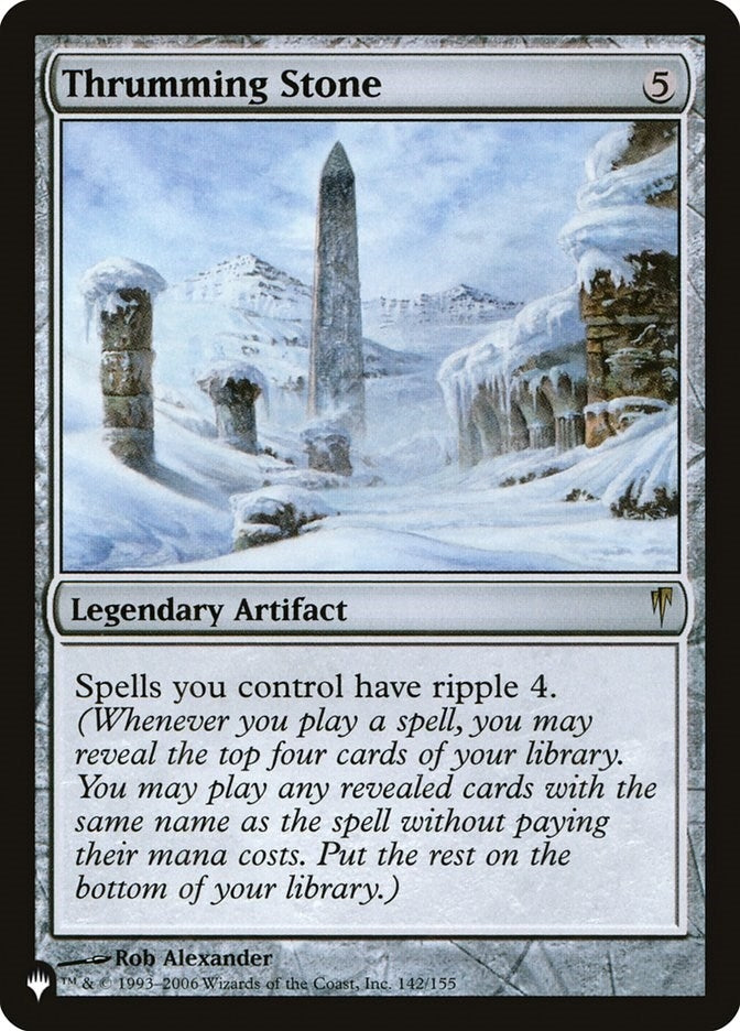 Image for Thrumming Stone (142) [The List Reprints]