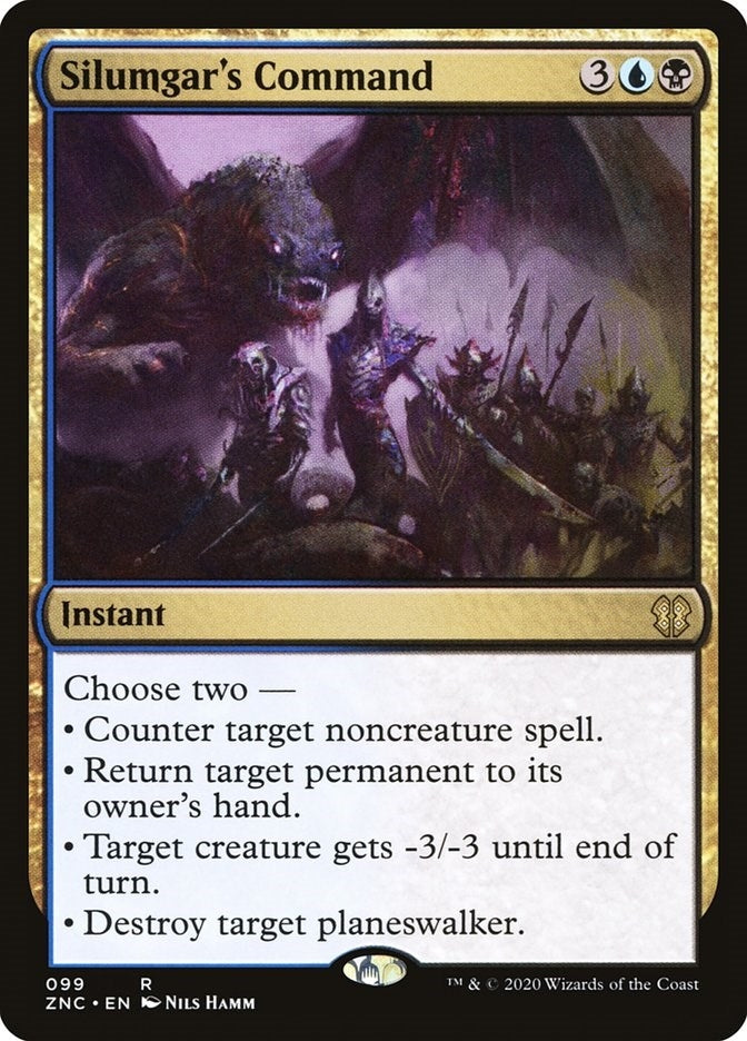 Image for Silumgar's Command (99) [Commander: Zendikar Rising]