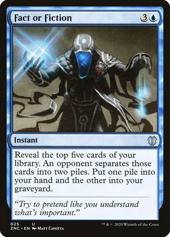 Image for Fact or Fiction (25) [Commander: Zendikar Rising]
