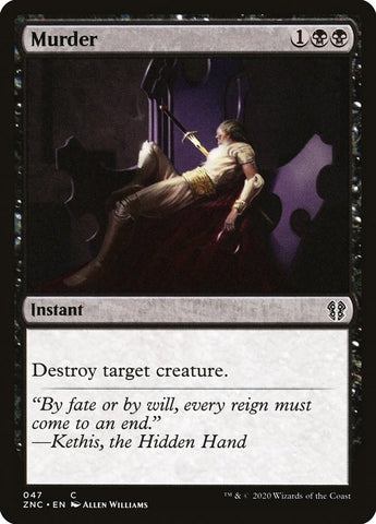 Image for Murder (47) [Commander: Zendikar Rising]