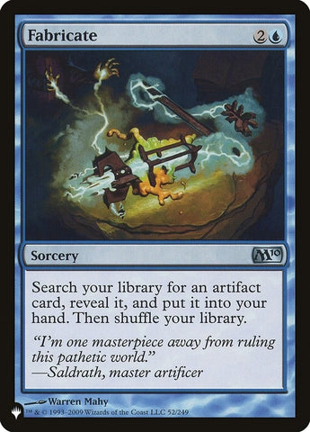 Image for Fabricate (52) [The List Reprints]