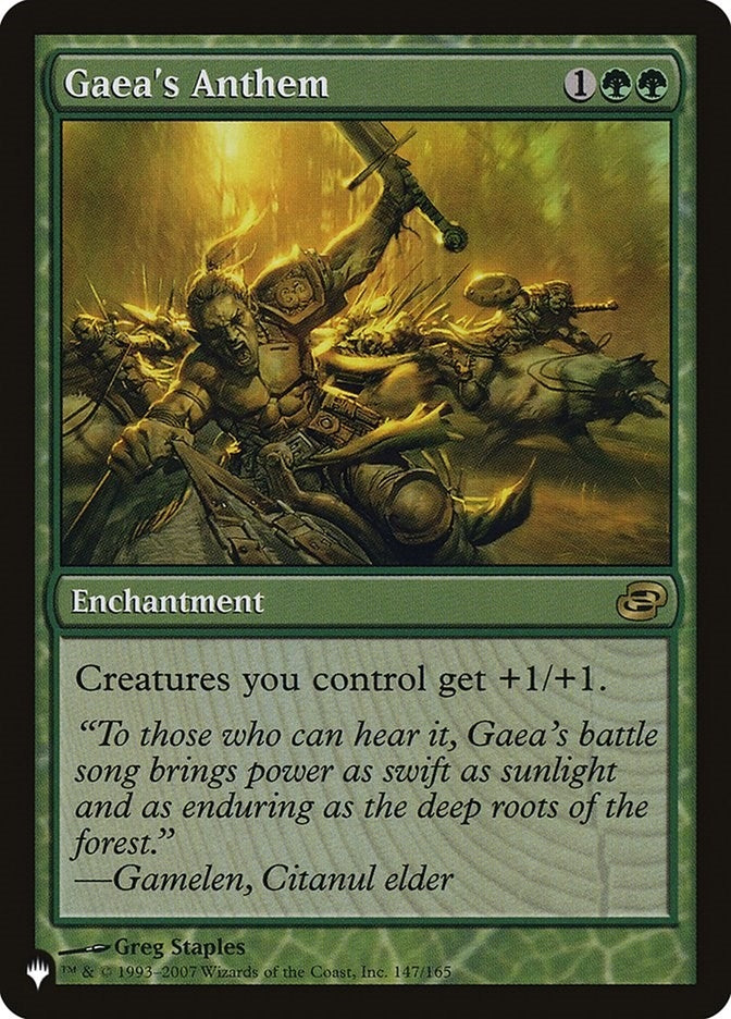Image for Gaea's Anthem (PLC) (147) [The List Reprints]