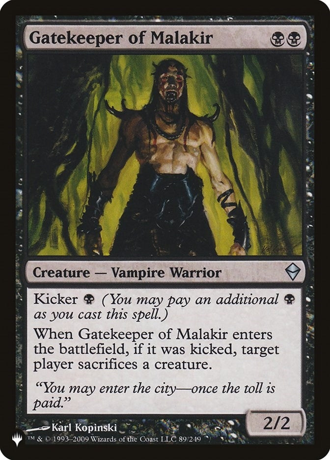 Image for Gatekeeper of Malakir (89) [The List Reprints]