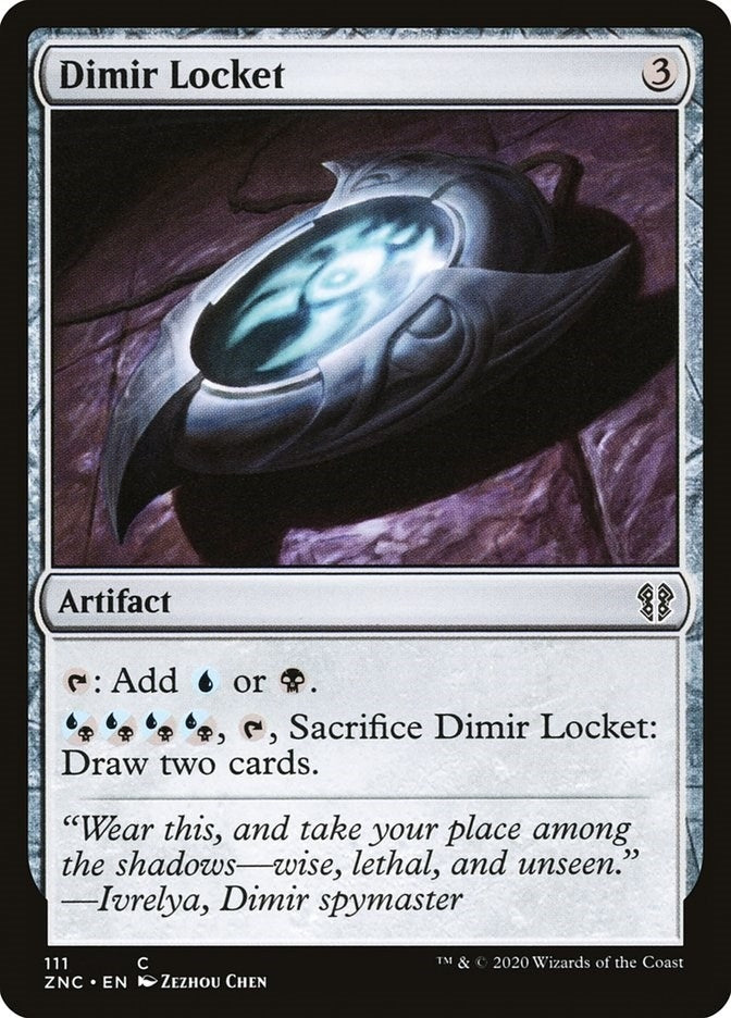 Image for Dimir Locket (111) [Commander: Zendikar Rising]