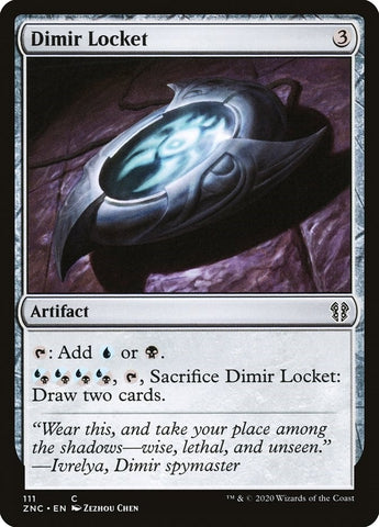 Image for Dimir Locket (111) [Commander: Zendikar Rising]
