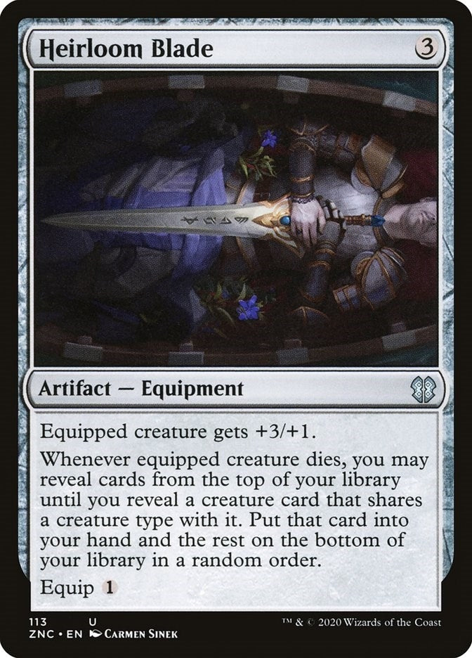 Image for Heirloom Blade (113) [Commander: Zendikar Rising]