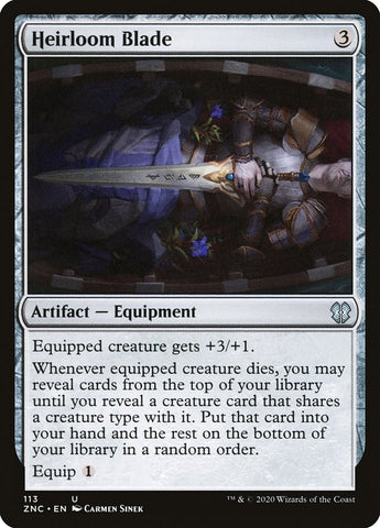 Image for Heirloom Blade (113) [Commander: Zendikar Rising]