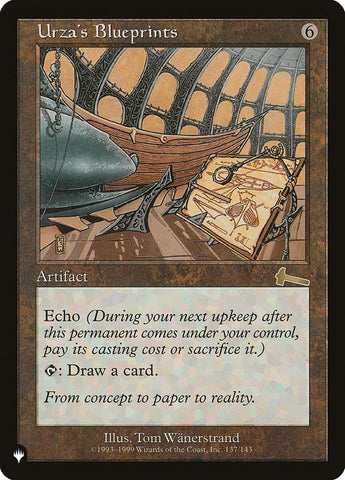 Image for Urza's Blueprints (137) [The List Reprints]
