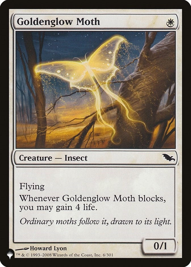 Image for Goldenglow Moth (6) [The List Reprints]