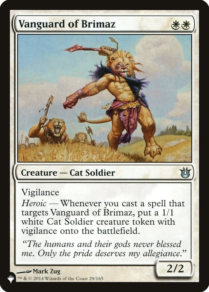 Image for Vanguard of Brimaz (29) [The List Reprints]