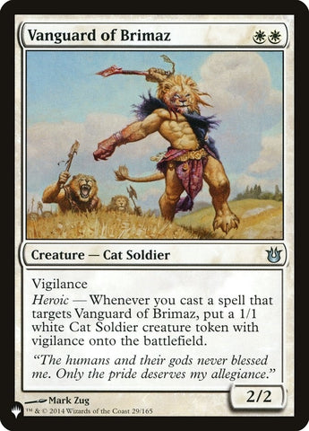 Image for Vanguard of Brimaz (29) [The List Reprints]