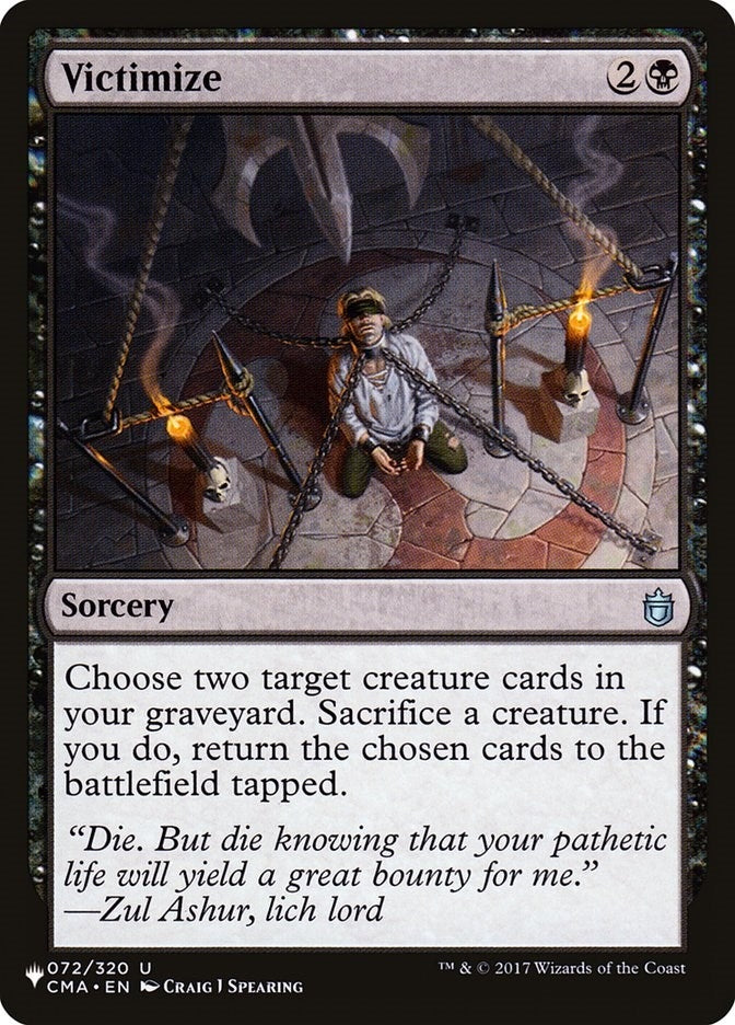 Image for Victimize (72) [The List Reprints]