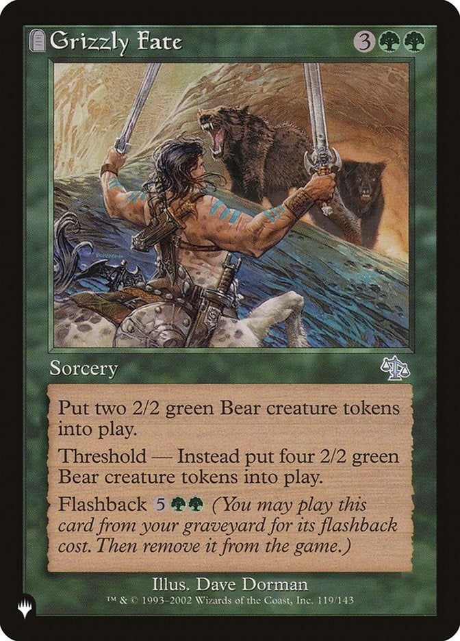Image for Grizzly Fate (119) [The List Reprints]