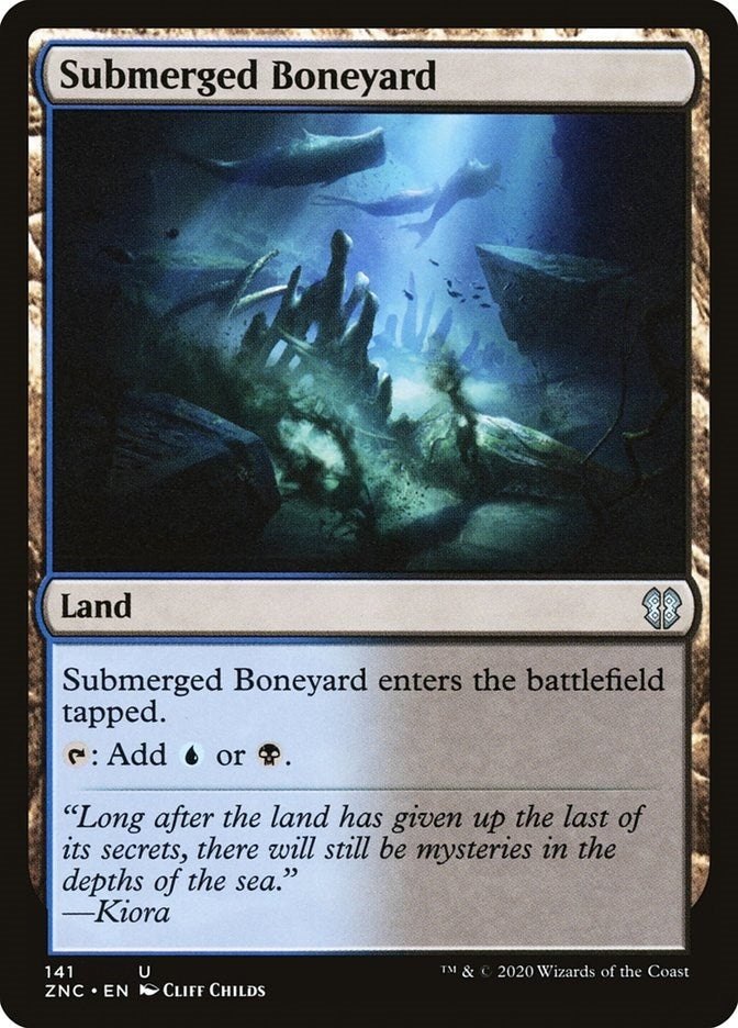 Image for Submerged Boneyard (141) [Commander: Zendikar Rising]