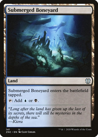 Image for Submerged Boneyard (141) [Commander: Zendikar Rising]