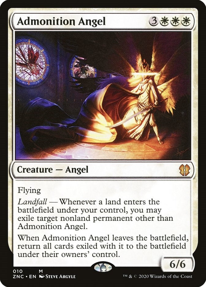 Image for Admonition Angel (10) [Commander: Zendikar Rising]
