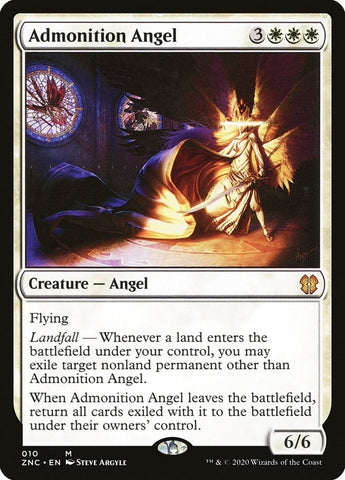 Image for Admonition Angel (10) [Commander: Zendikar Rising]