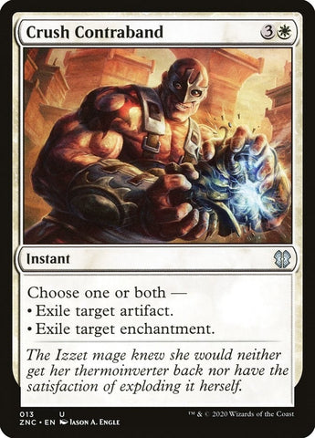 Image for Crush Contraband (13) [Commander: Zendikar Rising]