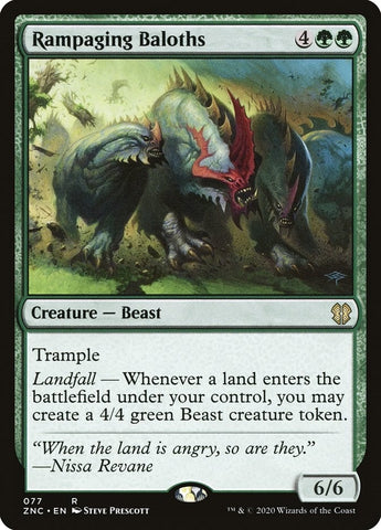 Image for Rampaging Baloths (77) [Commander: Zendikar Rising]