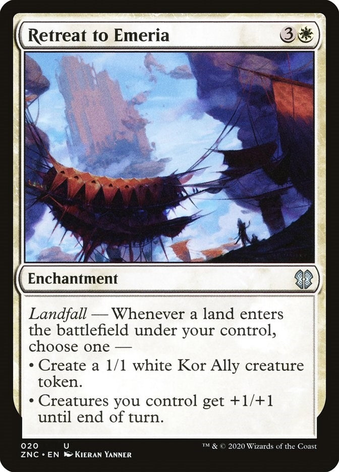 Image for Retreat to Emeria (20) [Commander: Zendikar Rising]