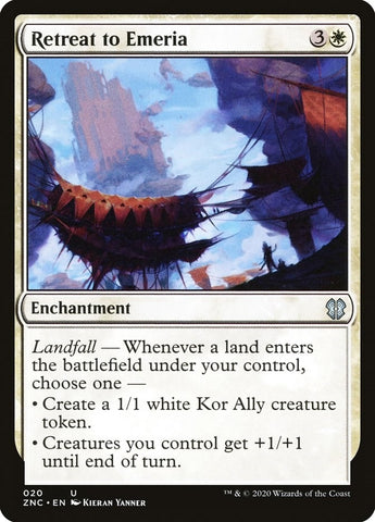 Image for Retreat to Emeria (20) [Commander: Zendikar Rising]