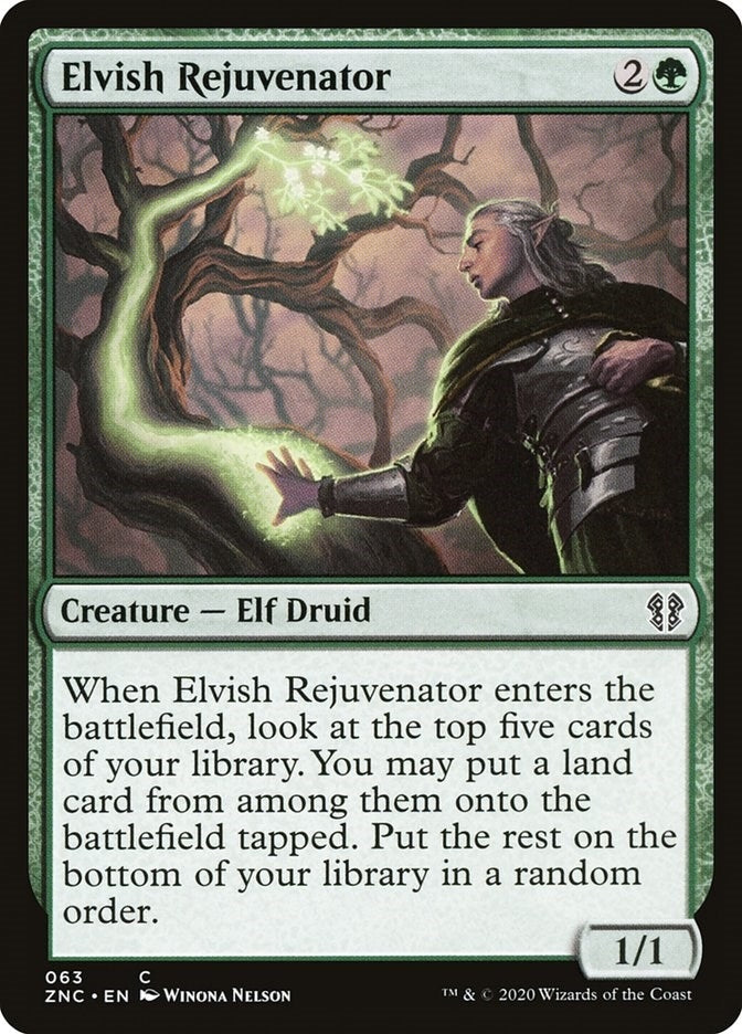 Image for Elvish Rejuvenator (63) [Commander: Zendikar Rising]