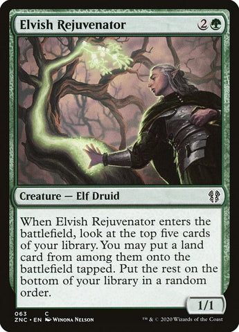 Image for Elvish Rejuvenator (63) [Commander: Zendikar Rising]