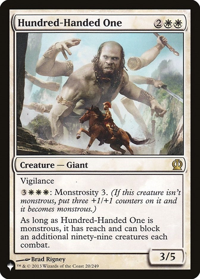 Image for Hundred-Handed One (20) [The List Reprints]