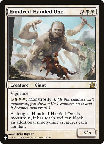 Image for Hundred-Handed One (20) [The List Reprints]